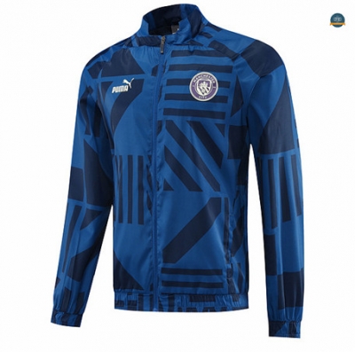 Comprar Cfb3 Camiseta Rompevientos Manchester City Equipación Azul 2023/2024 baratas