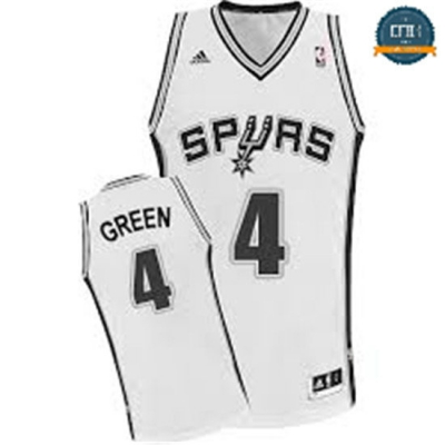 cfb3 camisetas Daniel Green,San Antonio Spurs [Blanco]