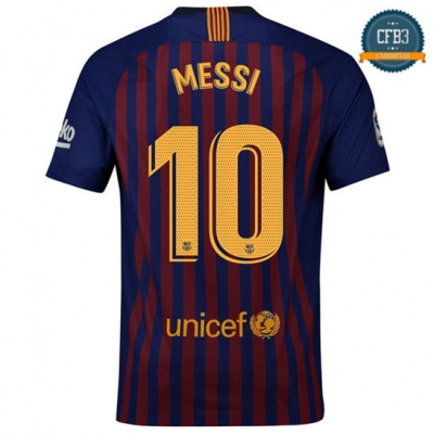 Camiseta Barcelona 1ª Equipación 10 Messi 2018