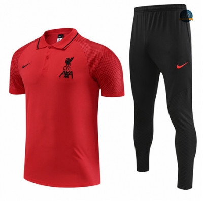 Crear Cfb3 Camiseta Entrenamiento Liverpool + Pantalones Equipación Rojo 2022/2023