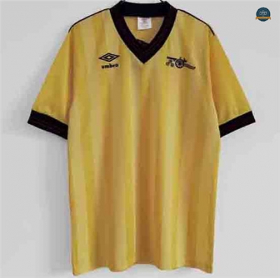 Cfb3 Camiseta Retro 1984-86 Arsenal 2ª Equipación Amarillo