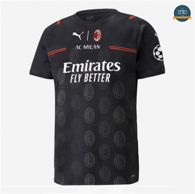 Cfb3 Camisetas AC Milan Concept Negro 2021/2022