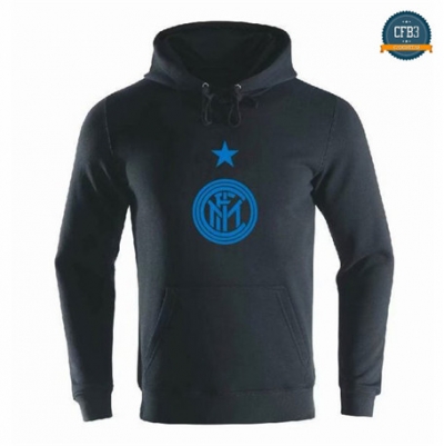 Cfb3 Camisetas B096 - Sudadera con Capucha Inter Milan Negro 2019/2020