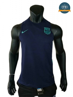 Camiseta FC Barcelona Chaleco Azul Oscuro/Verde 2019/2020