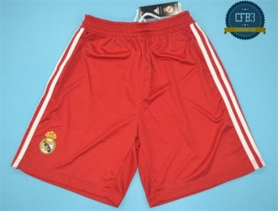 Camiseta 2011-12 Real Madrid 3ª Equipación short Rojo