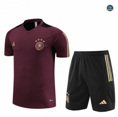 Nuevas Cfb3 Camiseta Entrenamiento Alemania + Pantalones Cortos Equipación Púrpura 2023/2024 replicas