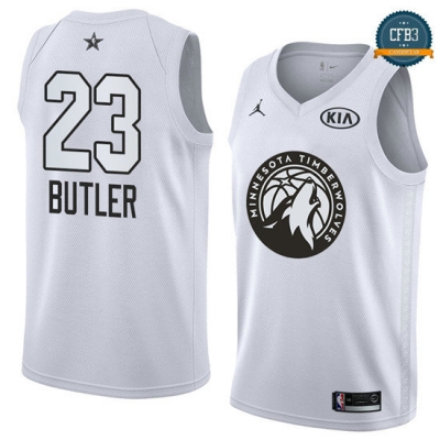 cfb3 camisetas Jimmy Butler - 2018 All-Star Blanco