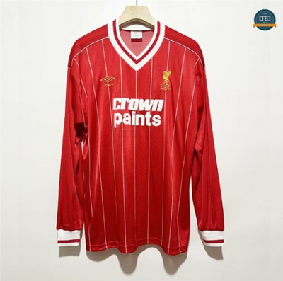 Cfb3 Camisetas Retro 1982-83 Liverpool 1ª Manga Larga
