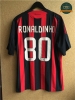 Camiseta 2008-09 AC Milan 1ª Equipación (80 Ronaldinho)