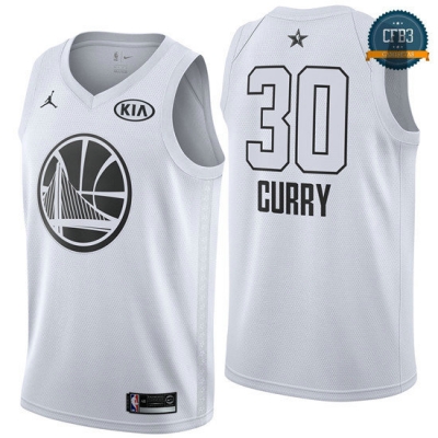 cfb3 camisetas Stephen Curry - 2018 All-Star Blanco