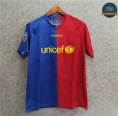 Camiseta 2008-09 UCL final Barcelona