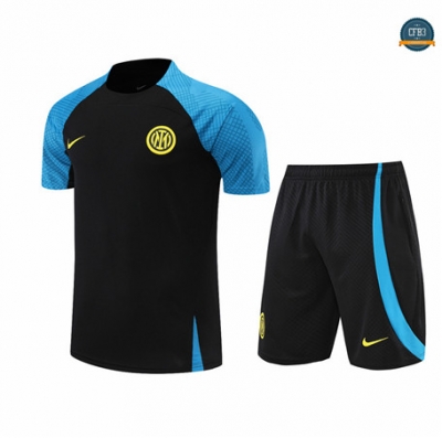 Cfb3 Camiseta Inter Milan + Pantalones Equipación Negro 2022/2023 C581