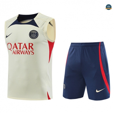 Nuevas Cfb3 Camiseta Entrenamiento Paris Saint Germain Chaleco Pantalones Equipación Albaricoque 2023/2024 replicas