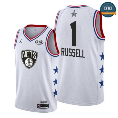 cfb3 camisetas D'Angelo Russell - 2019 All-Star Blanco