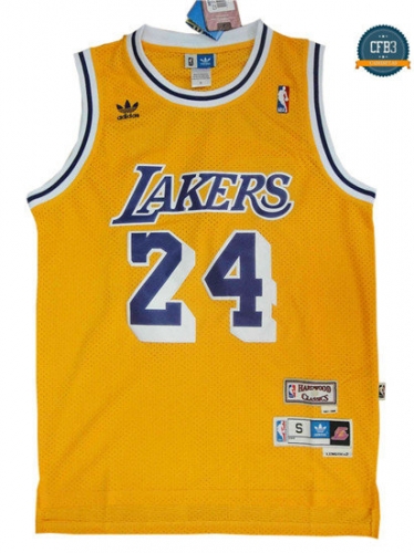 cfb3 camisetas Kobe Bryant, Los Angeles Lakers RETRO [Dorada]
