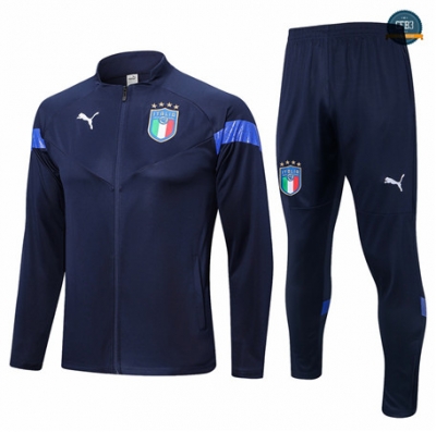 Nuevas Cfb3 Camiseta Chaqueta Chándal Italia Equipación Azul 2022/2023