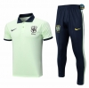 Venta Cfb3 Camiseta Entrenamiento Brasil Polo + Pantalones Equipación Blanco 2023/2024