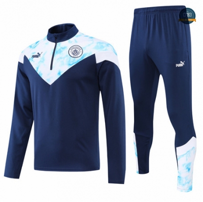 Cfb3 Camiseta Chándal Manchester City Equipación Azul Profundo 2022/2023 C230