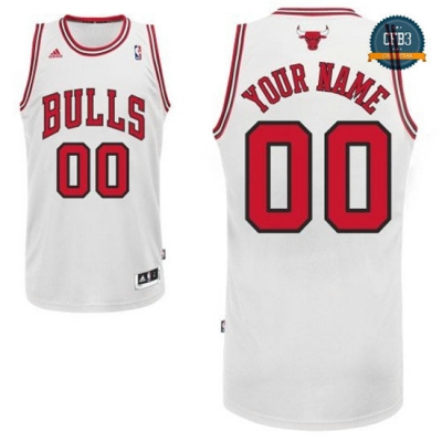 cfb3 camisetas Custom, Chicago Bulls [Primera]