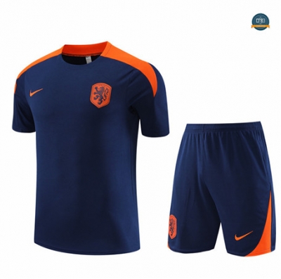 Cfb3 Camisetas Entrenamiento Países Bajos + Pantalón Corto Equipación azul real 2024/2025