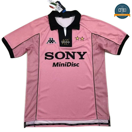 Camisetas 1998 Juventus Equipación Rosa