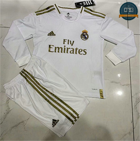 Camiseta Real Madrid Niños 1ª Manga Larga 2019/20