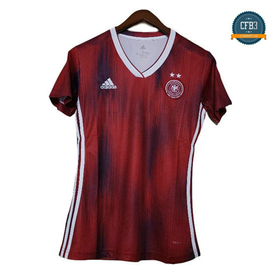 Camiseta Alemania Mujer 2ª Equipación Rojo 2019/2020
