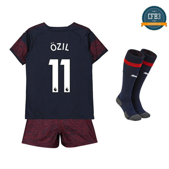 Camiseta Arsenal 2ª Equipación Niños 11 Özil 2018