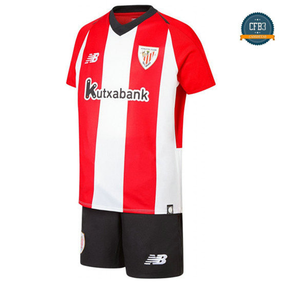 Camiseta Athletic Bilbao 1ª Equipación Junior Rojo/Blanco 2018