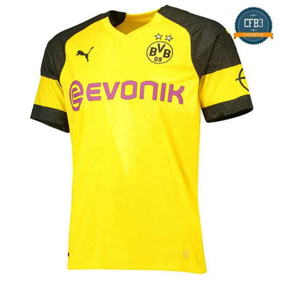 Camiseta Borussia Dortmund 1ª Equipación Amarillo 2018