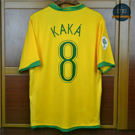 Camiseta 2006 Copa del Mundo Bresil 1ª Equipación (8 Kaka)
