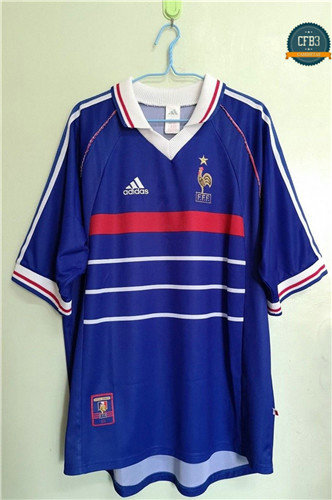 Camiseta 1998 WC final Francia 1ª Equipación