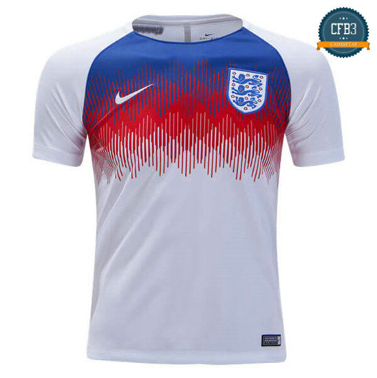 Camiseta Inglaterra Entrenamiento Blanco 2018-2019