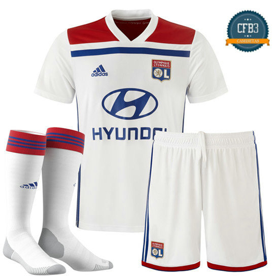 Camiseta Lyon 1ª Equipación Junior Blanco 2018