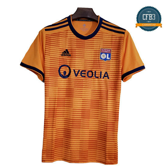 Camiseta Lyon 3ª Equipación Naranja 2018-2019