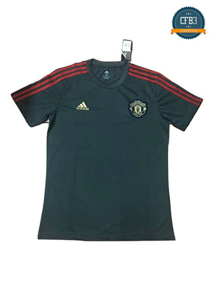 Camiseta Manchester United Entrenamiento Gris Oscuro 2018-2019