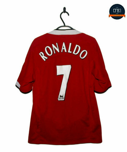 Camiseta 2004-06 Manchester united 1ª Equipación (7 Ronaldo)
