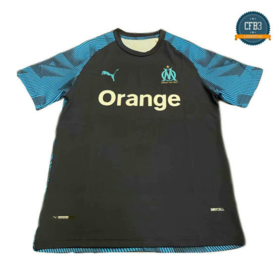 Camiseta Marsella Entrenamiento Negro/Azul 2019/2020