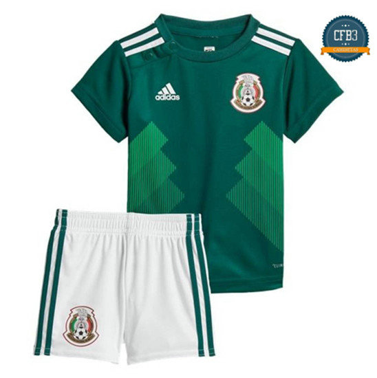 Camiseta Mexico 1ª Equipación Niños 2018
