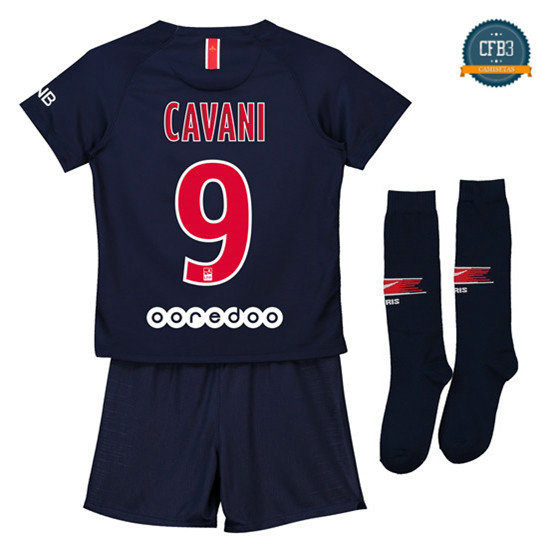 Camiseta PSG 1ª Equipación Niños 9 Cavani 2018