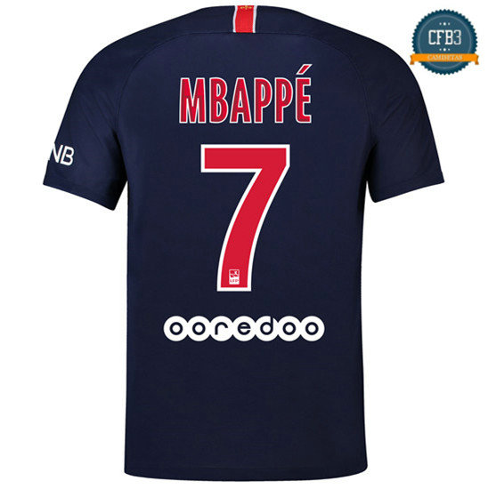Camiseta PGS 1ª Equipación 7 Mbappé 2018