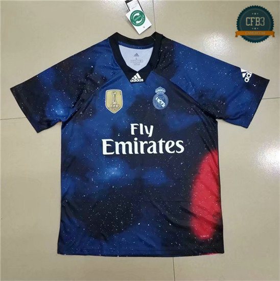 Camiseta Real Madrid EA Sports Dark Blue/Negro 2018