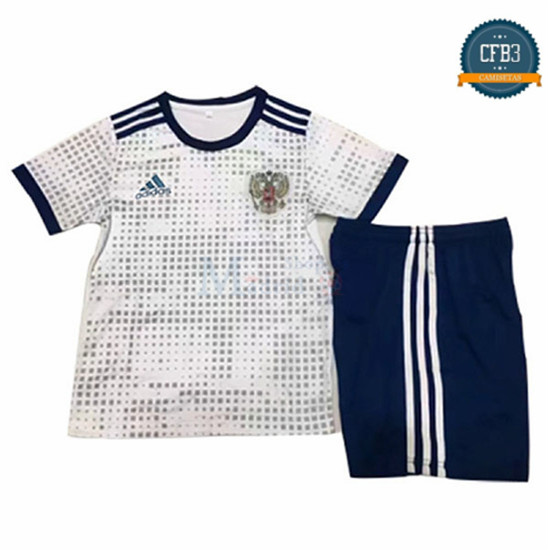 Camiseta Rusia 2ª Equipación Niños 2018
