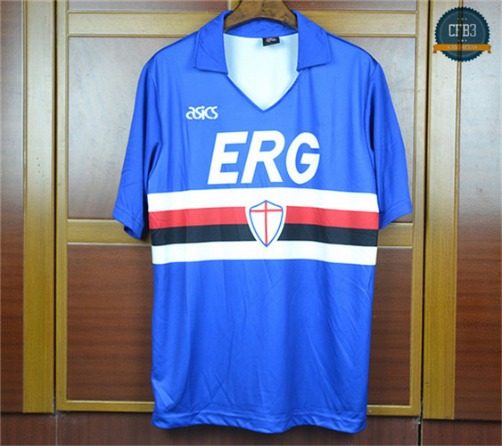 Camiseta 1990-91 Sampdoria 1ª Equipación