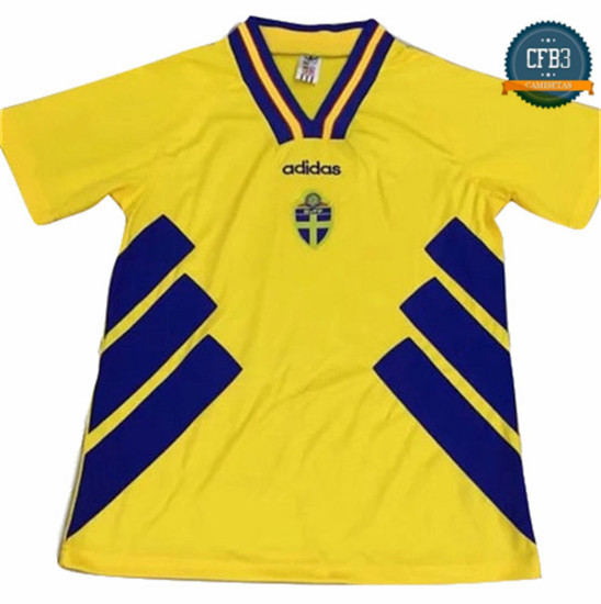 Camiseta Suecia Retro Amarillo 1994