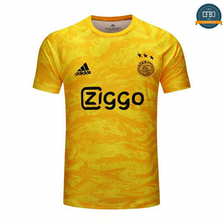 Cfb3 D192 Camiseta Ajax Portero Amarillo 2019/2020