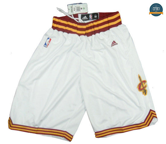 cfb3 camisetas Pantalones Cleveland Cavaliers [Blancos]