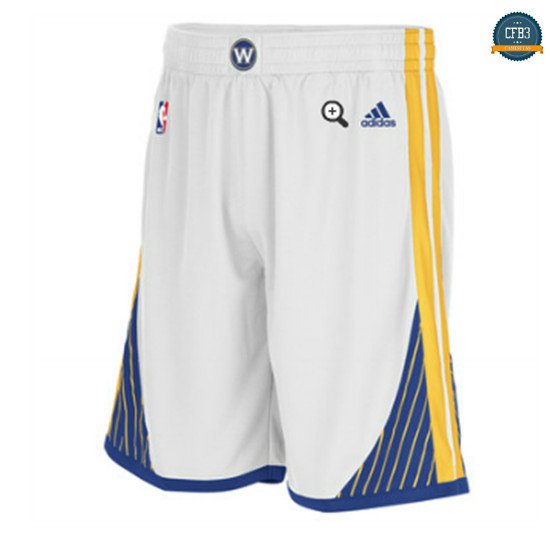 cfb3 camisetas Pantalones Golden State Warriors [Blanco]