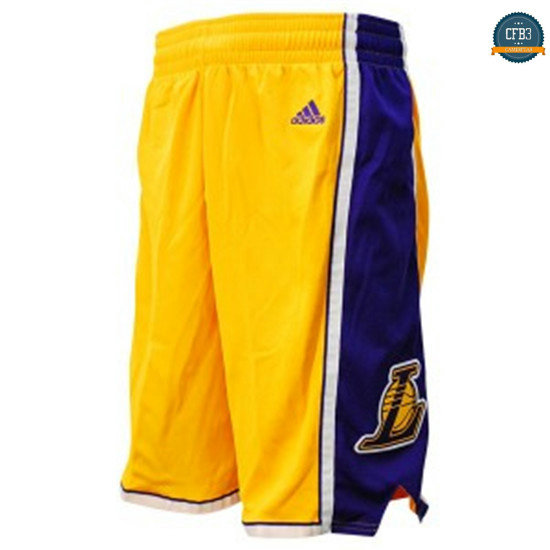 cfb3 camisetas Pantalones Los Angeles Lakers [Amarillo]