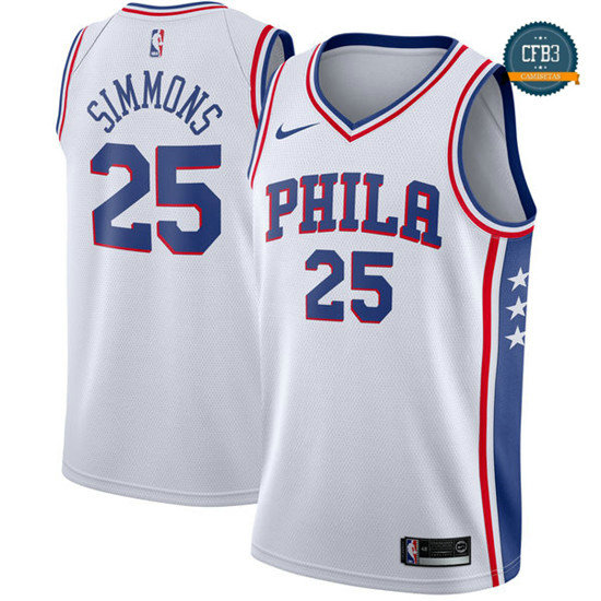 cfb3 camisetas Ben Simmons, Philadelphia 76ers - Association